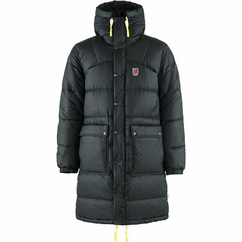 Fjallraven Men Expedition Parkas Black PH268663 Philippines